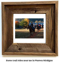 horse trail rides near me in Warren, Michigan